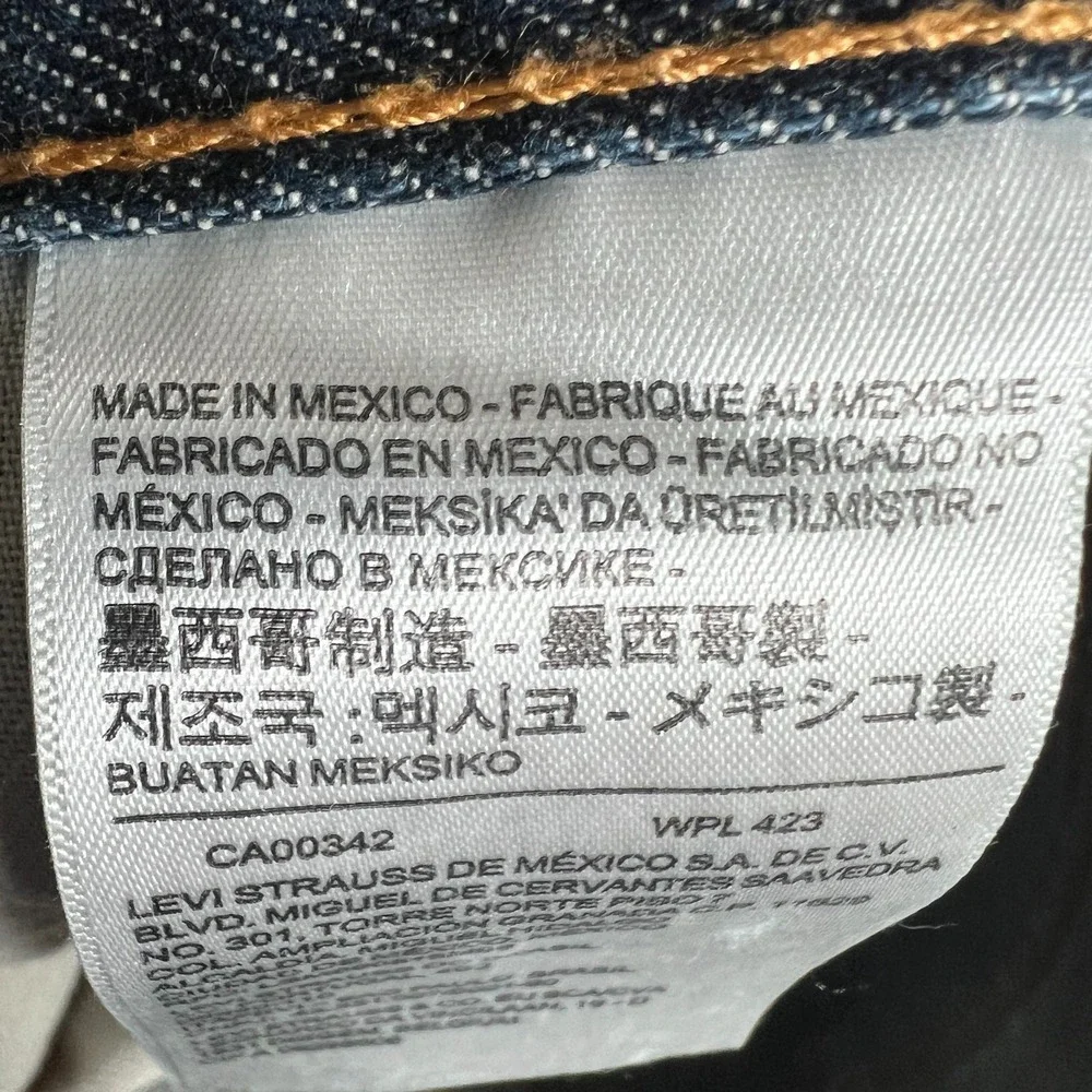 Levi's 559 Jeans Men 36x29 (Tag 34x30) Blue Range Denim 100% Cotton Straight Leg